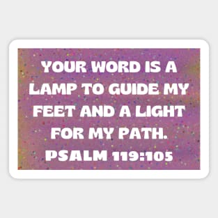 Bible Verse Psalm 119:105 Magnet